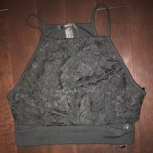 Black Lace crop top
